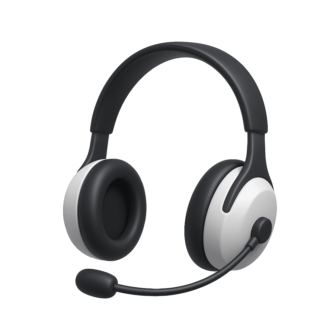 Alshaheera logo with headset