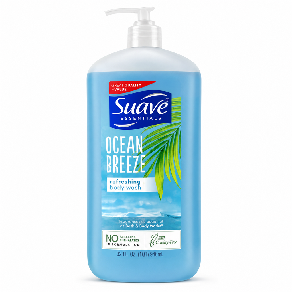 Essentials Ocean Breeze Body Wash 946 ml