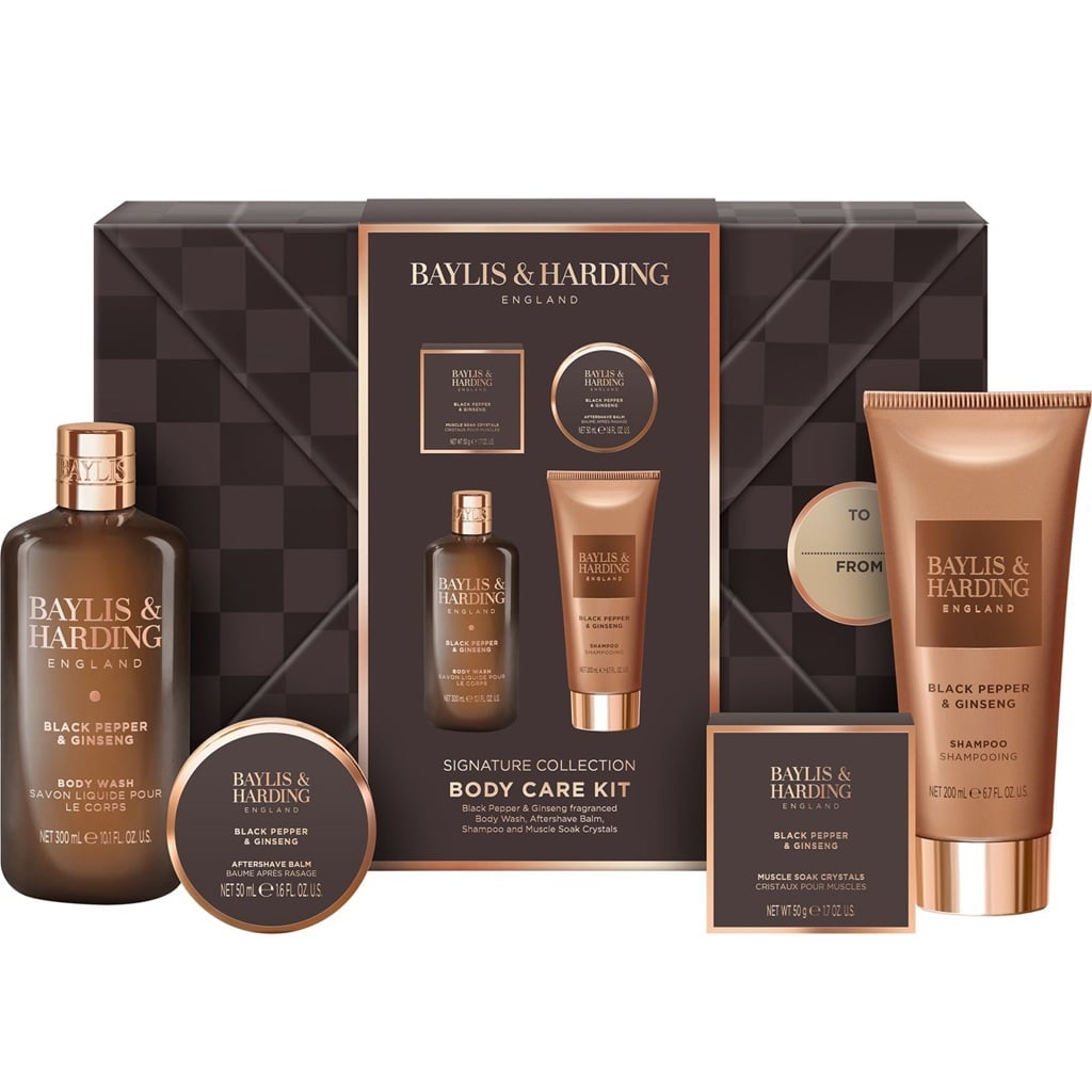 Black Pepper & Ginseng Men's Body Care Gift Set 4 PCS