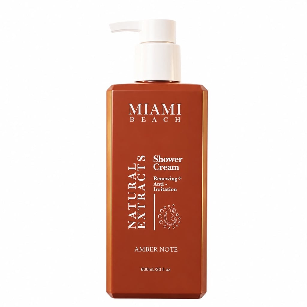 Shower Cream Renewing + Anti - Irritation Amber Note 600 ml
