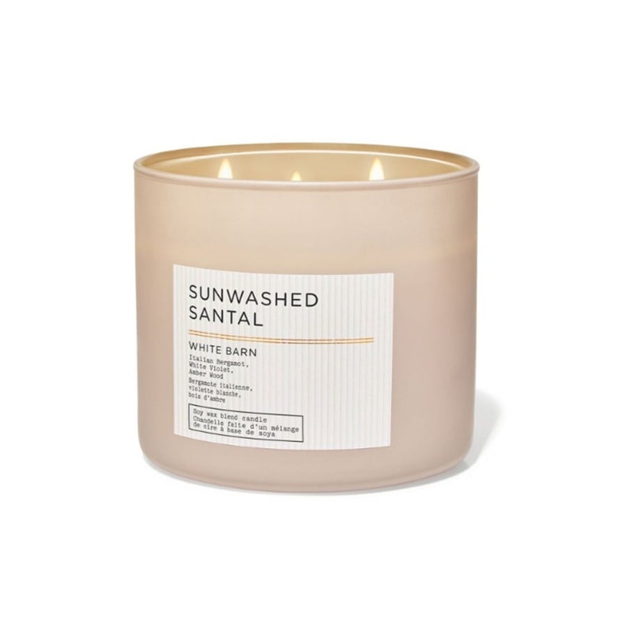 Sunwashed Santal 3 Wick Candle 411 g