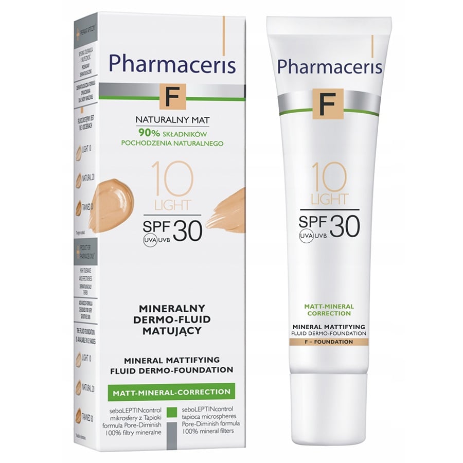 Mineral Dermo Fluid Mattifying Foundation SPF 30, 30 ml