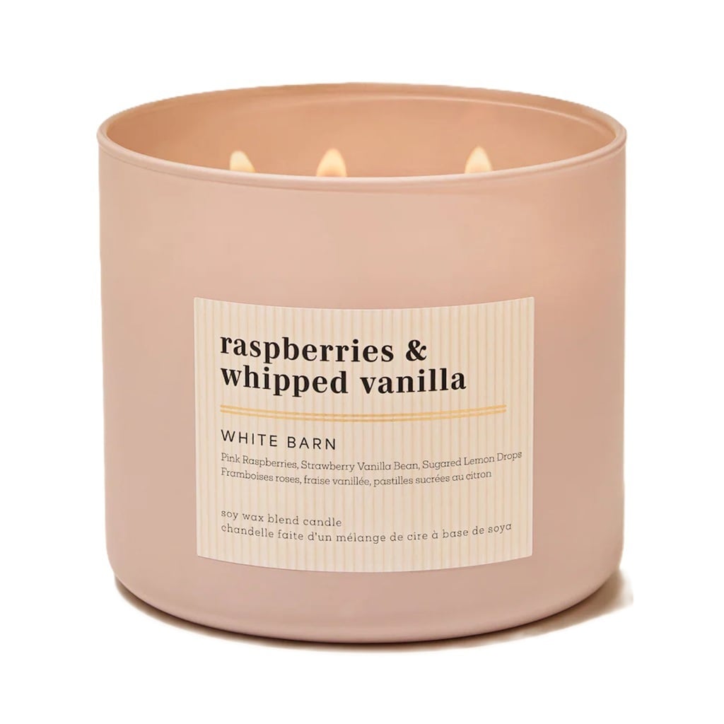 Raspberries & Whipped Vanilla 3 Wick Candle 411 g